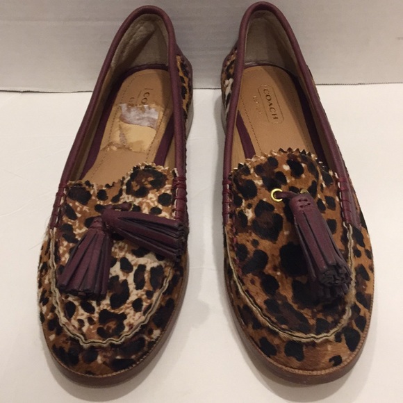 Coach Leopard Loafers - Picture 2 of 7